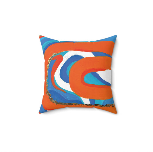ABSTRACT Pattern Square Pillow